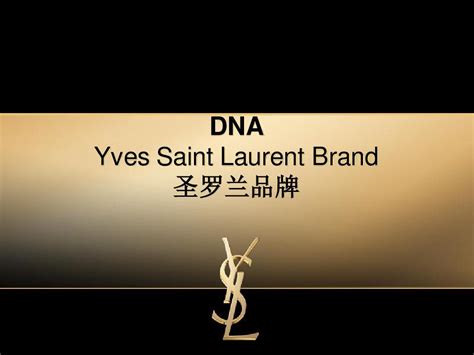 ysl brand dna|YSL dna.